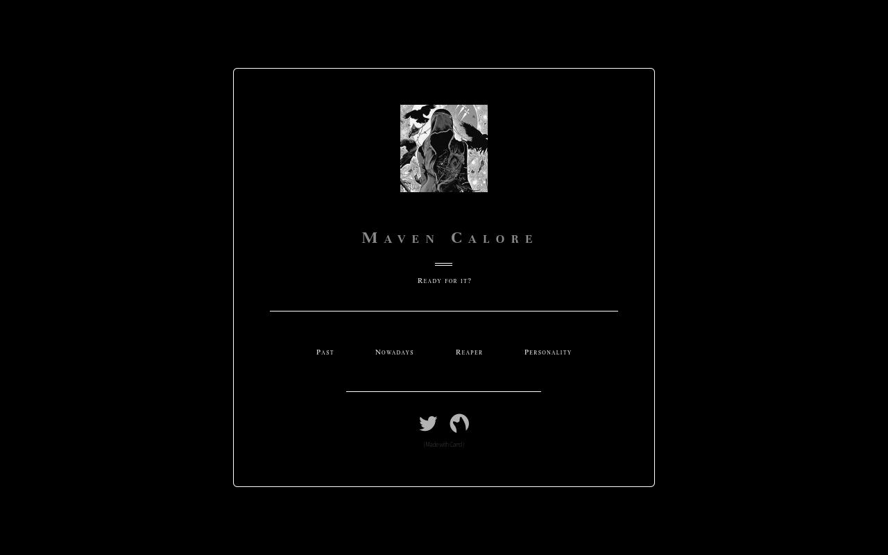 Carrd profile picture for @maven